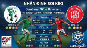 Nhận định soi kèo Dornbirner SV vs Rotenberg 16h 00 ngày 04/06/2026 – Landesliga - Vorarlbergliga